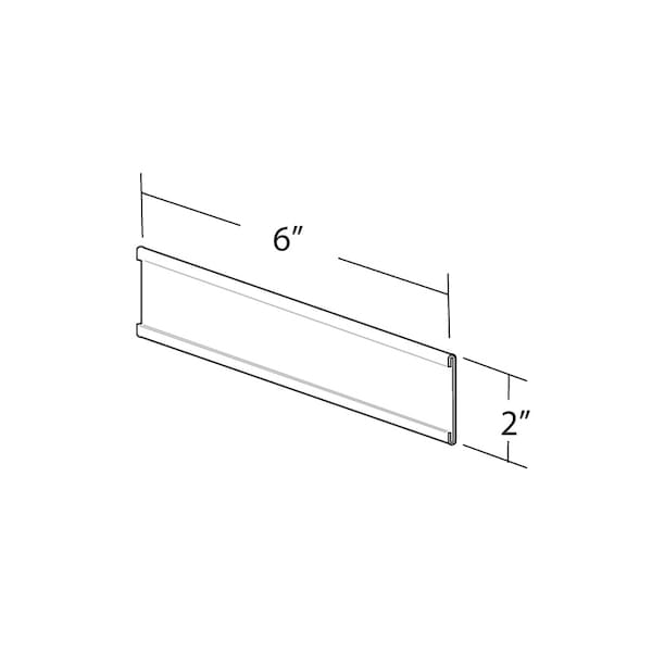 6W X 2H Adhesive-Back Nameplate, PK10